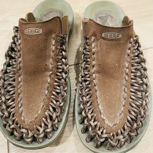 KEEN Uneek Unisex Woven Cord Slip-on Mule Sandals (Women’s 8.5 / Men’s 7)